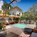 Frgk Boheme Chic Private Pool Ultrafast Wifi Villa Le Cannet