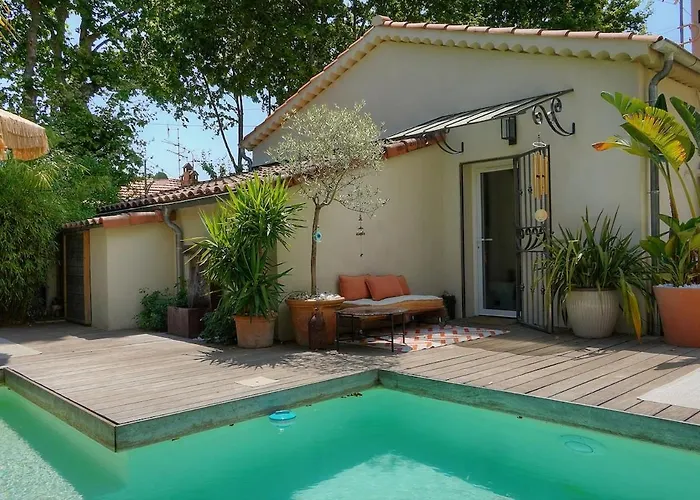 Вилла Frgk Boheme Chic Private Pool Ultrafast Wifi Ле-Канне