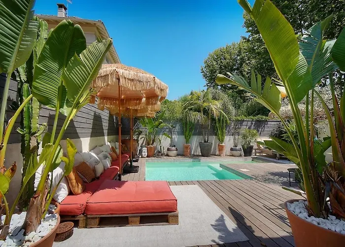 Frgk Boheme Chic Private Pool Ultrafast Wifi Villa Le Cannet